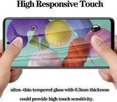 2PCS Privacy Screen Protector & Tempered Glass for Samsung Galaxy A54 6.4 Inch A