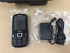 Samsung Evergreen SGH-A667 AT&T Black Cell Phone w/Box – No Battery