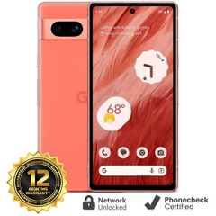 Google Pixel 7a – 128 GB – Coral (Unlocked) Smartphone – Very Good