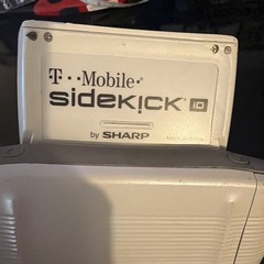 T-Mobile Sharp Sidekick iD PV150 Slider Cell Phone White Not Tested for parts