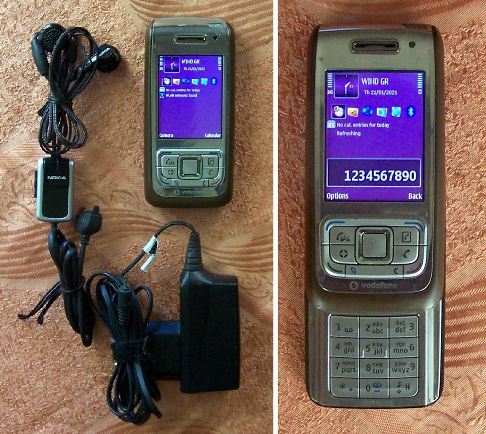 Original Nokia E65 Flip mobile phone Made in Finland -ΝΟ V70 V80 n90 n e e66 –