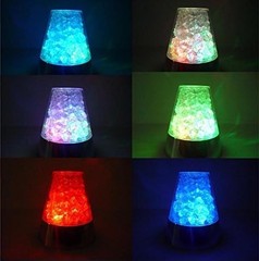 Ice Fiber Optic Mood Color Changing Lamp Glacier Lite