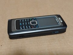 Nokia E90 Slide Cell Phone 3G Bluetooth GPS NoteBook Camera Battery Untested