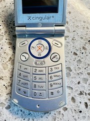 Pantech Silver Cingular Tiny Flip Phone – Untested – RARE
