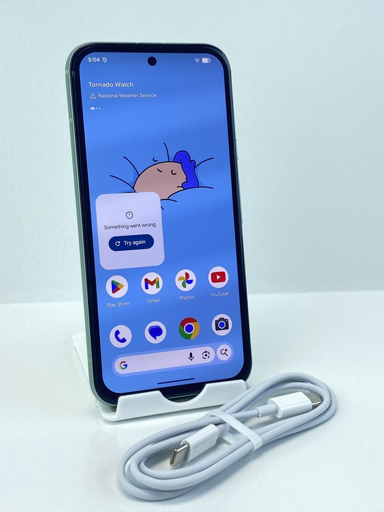 Google Pixel 8a G8HHN 128GB Aloe Verizon+GSM Unlocked device Mint condition