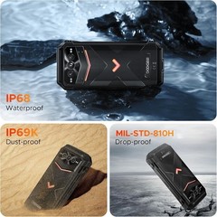 DOOGEE V Max Pro 5G Rugged Smartphone 22000mAh 32GB+512GB Android 14 108MP+20MP