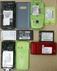 Lot of 4 LG Feature Phones Untested As/Is for Parts or Repair 0324-01M