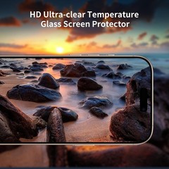 3PCS Screen Protector for iPhone 14 Pro Max 6.7 Inch Tempered Glass Scratch Bubb