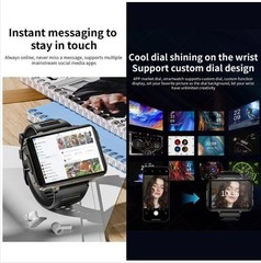 APPLLP 5 Max 4G Android 10.7 Smartwatch Dual Camera 2.4″ Large Screen GPS WiFi
