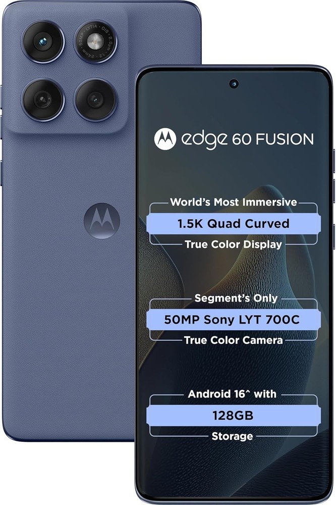 Motorola Edge 60 Fusion 5G Slipstream 8GB RAM 128GB Storage Global Version