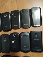 Lot of 34 Mixed model Samsung Galaxy For parts