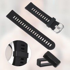 6 Pcs Watch Band Keepers, Silicone Watch Strap Holder Loops for Smart Sport Watc
