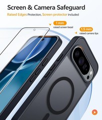 Translucent Matte Military Grade Shockproof Case for Google Pixel 10 Pro XL