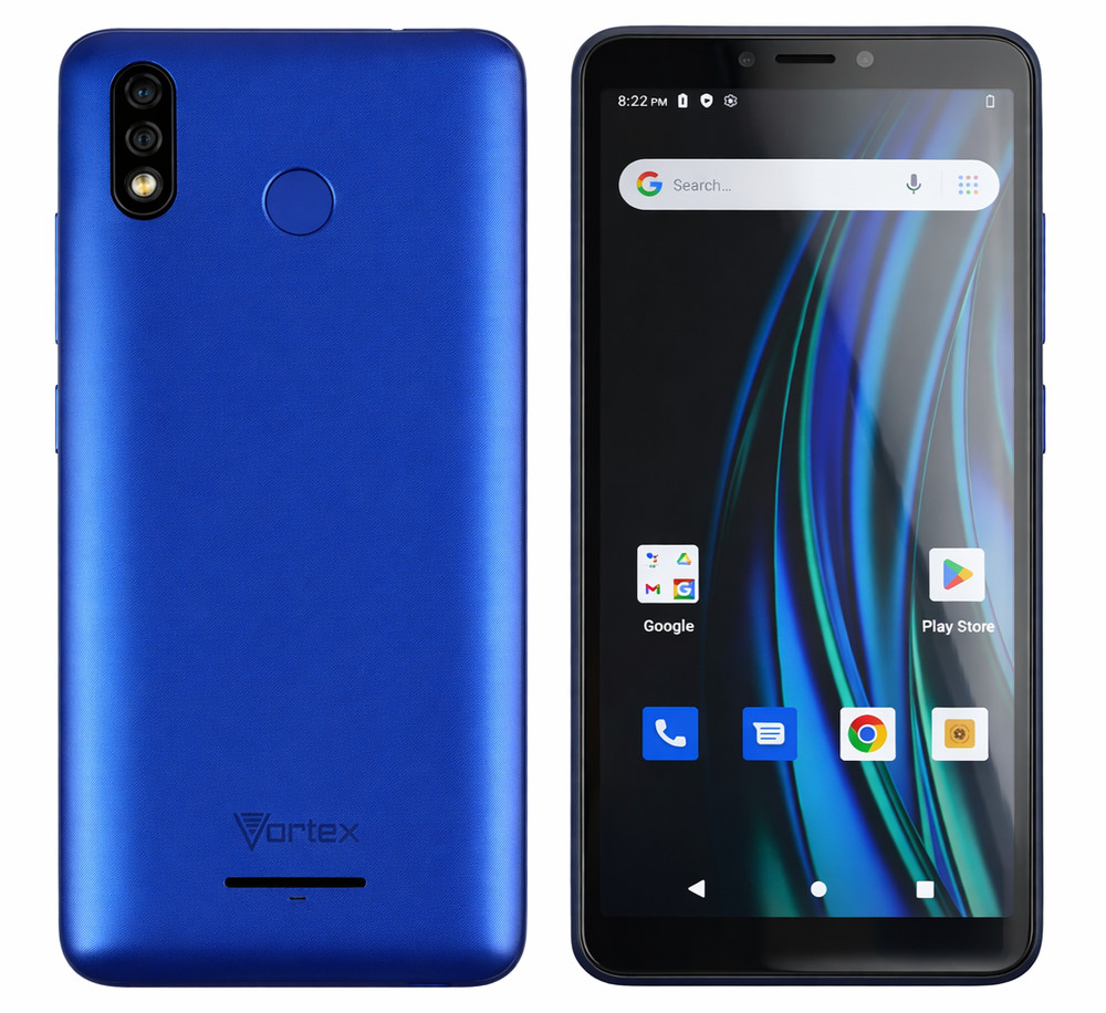 (USED) Vortex V23 – 32GB – Blue (CARRIER UNKNOWN) Dual SIM Android Smartphone