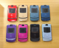 Original Motorola RAZR V3 Unlocked Flip GSM Bluetooth Loudspeaker Mobile Phone