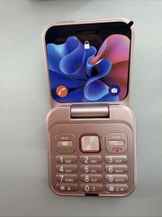 MINI Flip PHONE S23 Pro Foldable Phone 2 Sim Pink