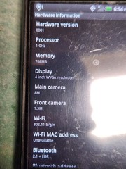 HTC Thunderbolt 4G LTE / ADR6350 – Black ( Verizon ) Android Smartphone W/BATT