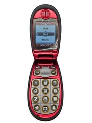 Samsung Jitterbug J SPH-A310 – Red ( GreatCall ) CDMA Flip Phone w/ Car Chager