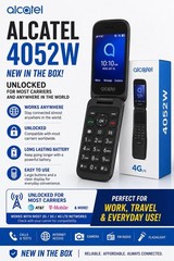 Alcatel GO FLIP 3 4052W – T-Mobile Unlocked AT&T – 4G LTE Flip Phone