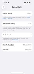 Apple iPhone 17 256GB White T-Mobile Locked Used Excellent 100% Battery 4 Cycles