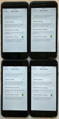 LOT OF FOUR USED GSM UNLOCKED APPLE iPhone 7, 128GB A1660 MNAJ2LL/A PHONES