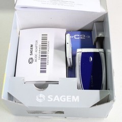Rare Vintage SAGEM myC2-3 TIM Phone Silver International In Box Collectible