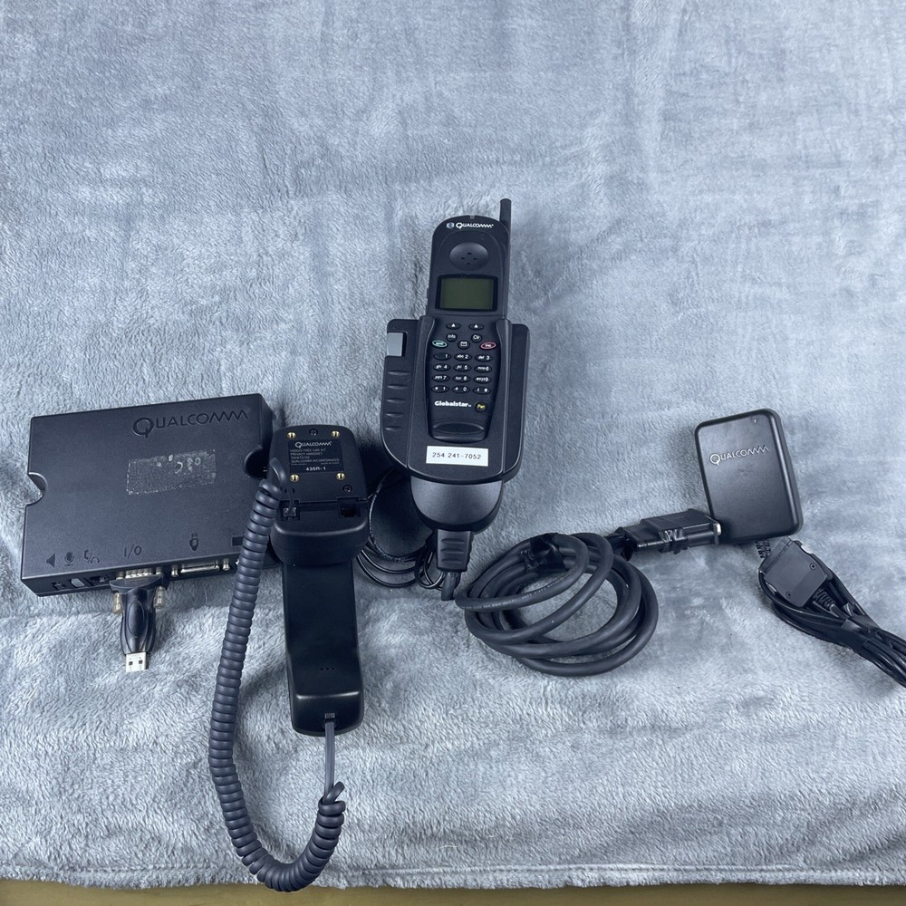 Qualcomm Globalstar GSP-1600 Tri-Mode Satellite Phone, GCK-1225 Antenna Bundle
