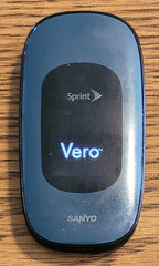Sanyo Vero SCP-3820 – Olive Green ( Sprint ) Flip Phone – Very Rare Color