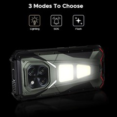 DOOGEE V MAX PLAY 5G Projector Rugged Phone Android 15 Mobile AI Camera Outdoors
