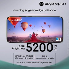 MOTOROLA Edge 70 Pro+ (Chicory Coffee, 256GB 12GB RAM) Dimensity 8500 Extreme.