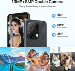 UMIDIGI Note 100A 5000mAh Battery Android 14 Unlocked Smartphone