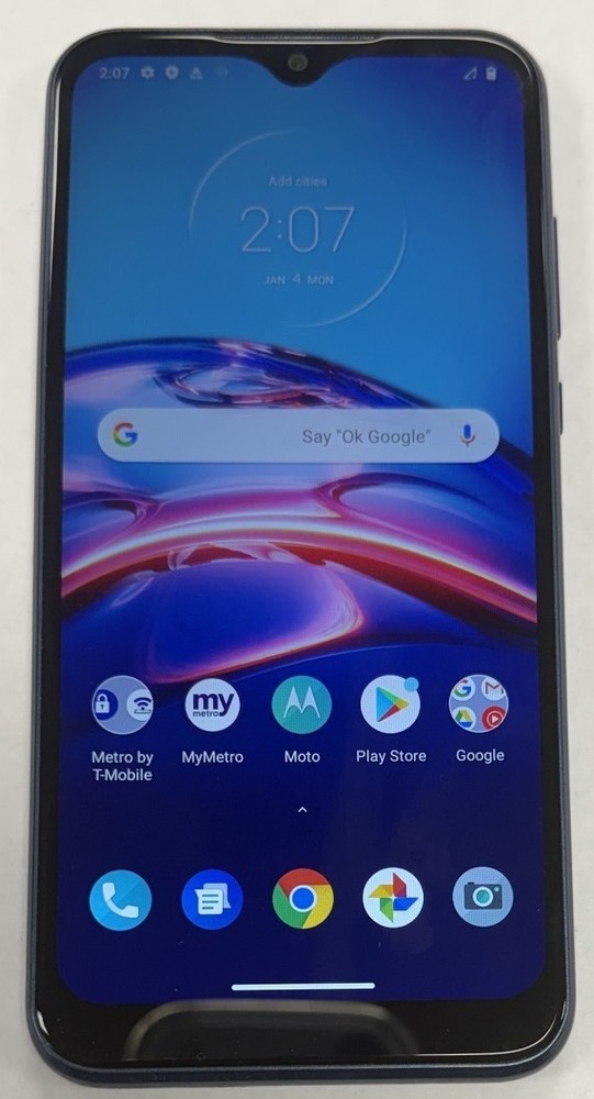 Motorola Moto E (2020) – 32 GB – Midnight Blue (METRO) 06203-12