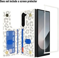 for Samsung Galaxy Z Fold 6 Wallet Case PU Leather Card Holder RFID Blocking