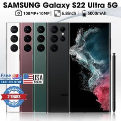 New Sealed Galaxy S22 S23 Ultra 5G US Unlocked SM-S908U1 SM-S918U1 Single SIM