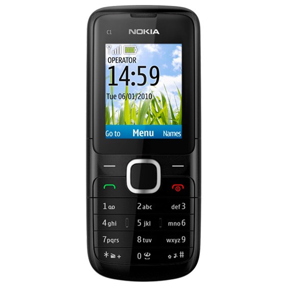 Nokia C1 C1-01 GSM 2G FM Radio High Quality Original Bluetooth CellPhone