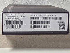 Google Pixel 9 G2YBB 128GB Obsidian 5G Open Box T-Mobile Locked 100% Battery