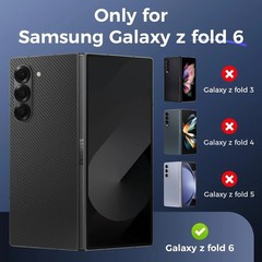 Samsung Galaxy Z Fold 6 Case with Magnetic Hinge & Kickstand – 4-in-1 Blue