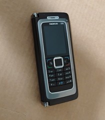 Nokia E90 Slide Cell Phone 3G Bluetooth GPS NoteBook Camera Battery Untested