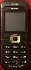 VNokia 6030b Black Bar Cell Phone Cingular RM-75 FCC ID QTLRM-75 IC 661A8-RM75