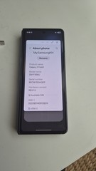 Samsung Galaxy Z Fold 4 Dual 256 GB black, UNLOCKED, Inside screen line.