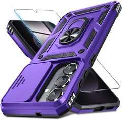 Samsung Galaxy S26 Case with Built-in Slide Camera Lens Cover & Shockproof Prote