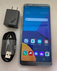 LG VS988 G6 Verizon/Unlocked 32gb Smartphone -Ice Platinum- GOOD