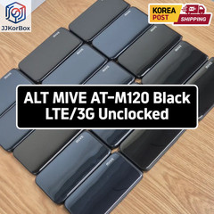 ALT MIVE AT-M120 Style Folder Phone 32GB LTE/3G Unlocked Black Used-SS-Grade KOR