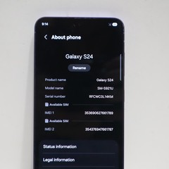 Samsung Galaxy S24 256 GB SM-S921U1 Cobalt Violet (Unlocked) – READ