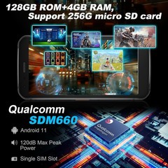 CAT S62 Factory Unlocked 128GB 5.7″ Rugged Android 11 Smartphone