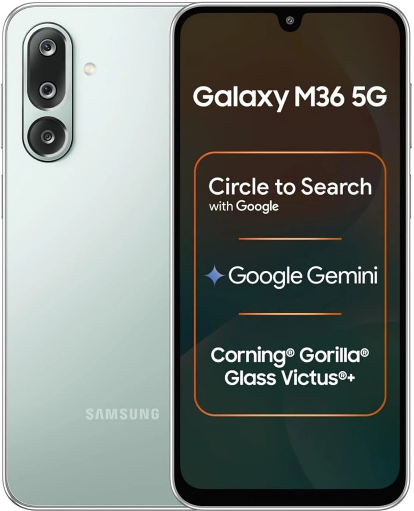 Samsung Galaxy M36 5G (Green, 6 GB RAM, 128 GB ) Exynos 1380 Global Version
