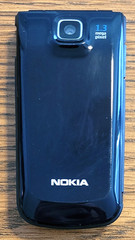 Nokia Fold 2720 1st Gen – Black and Silver ( AT&T ) Cellular GSM Flip Phone