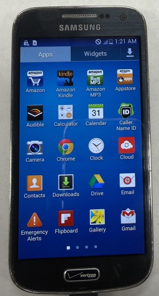 Samsung Galaxy S4 Mini – 16 GB – Black Mist (Verizon) 0624-13