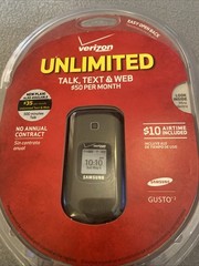 Samsung Gusto 2 SCH-U365 Gray Verizon Flip Phone NEW SEALED