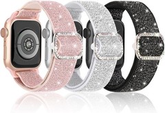 Stretchy Bling Band Compatible with Apple Watch 38mm 40mm 41mm 42mm 44mm 45mm 46